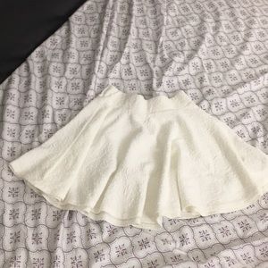 White skirt